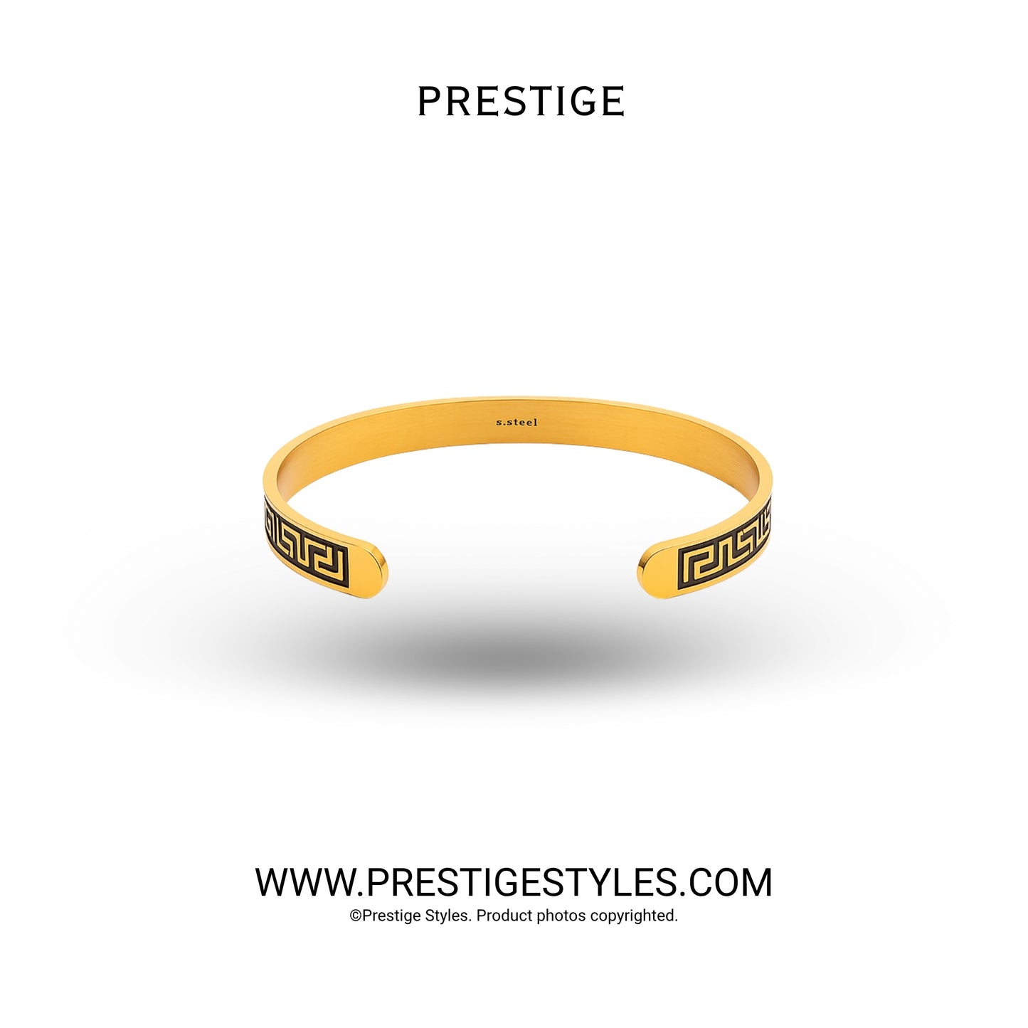 Steel Infinity Link Bracelet