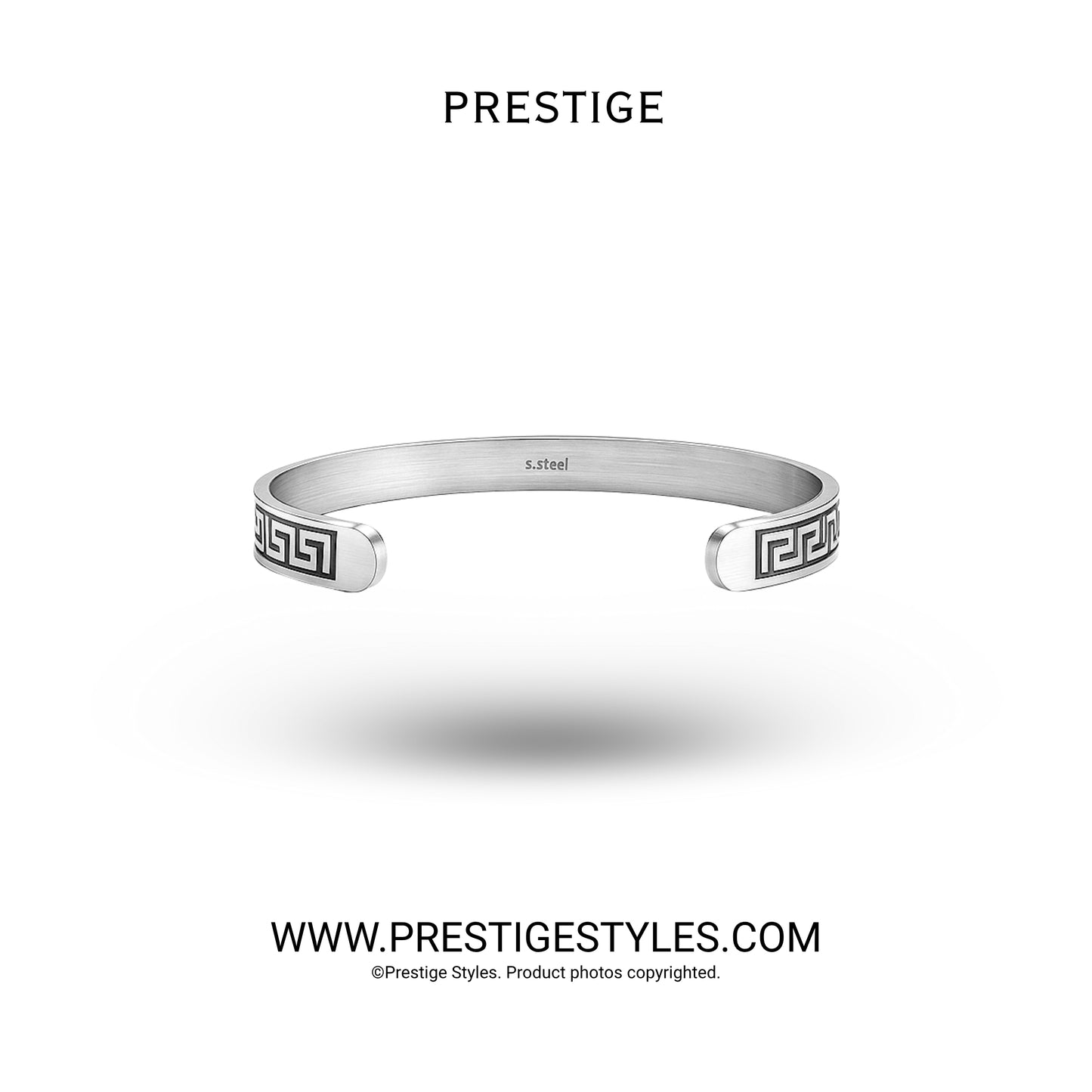 Steel Infinity Link Bracelet