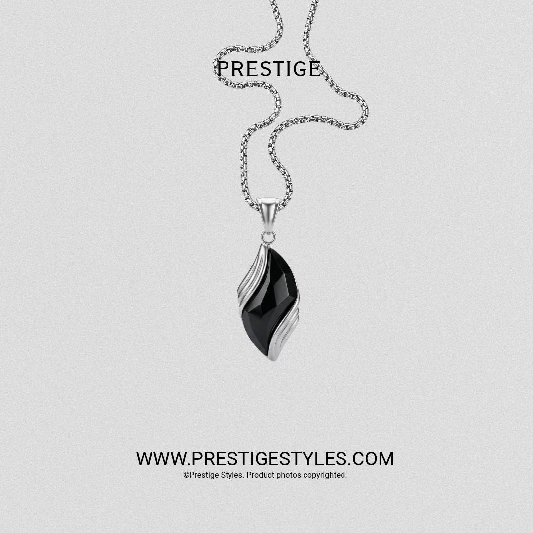 Eclipse Whisper Pendant With Chain