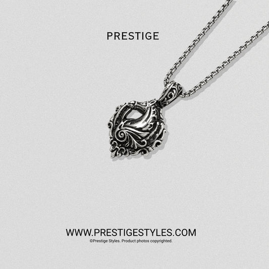 Silver Vesper Pendant With Chain