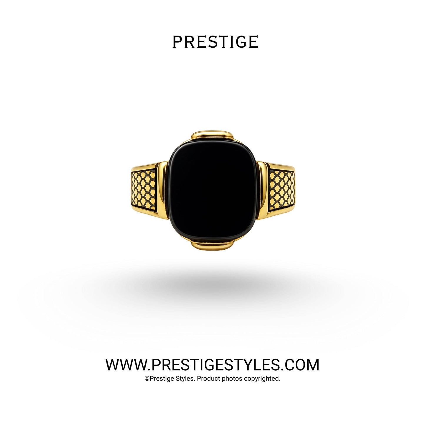 Classic Golden Eternity Ring - Prestige Styles