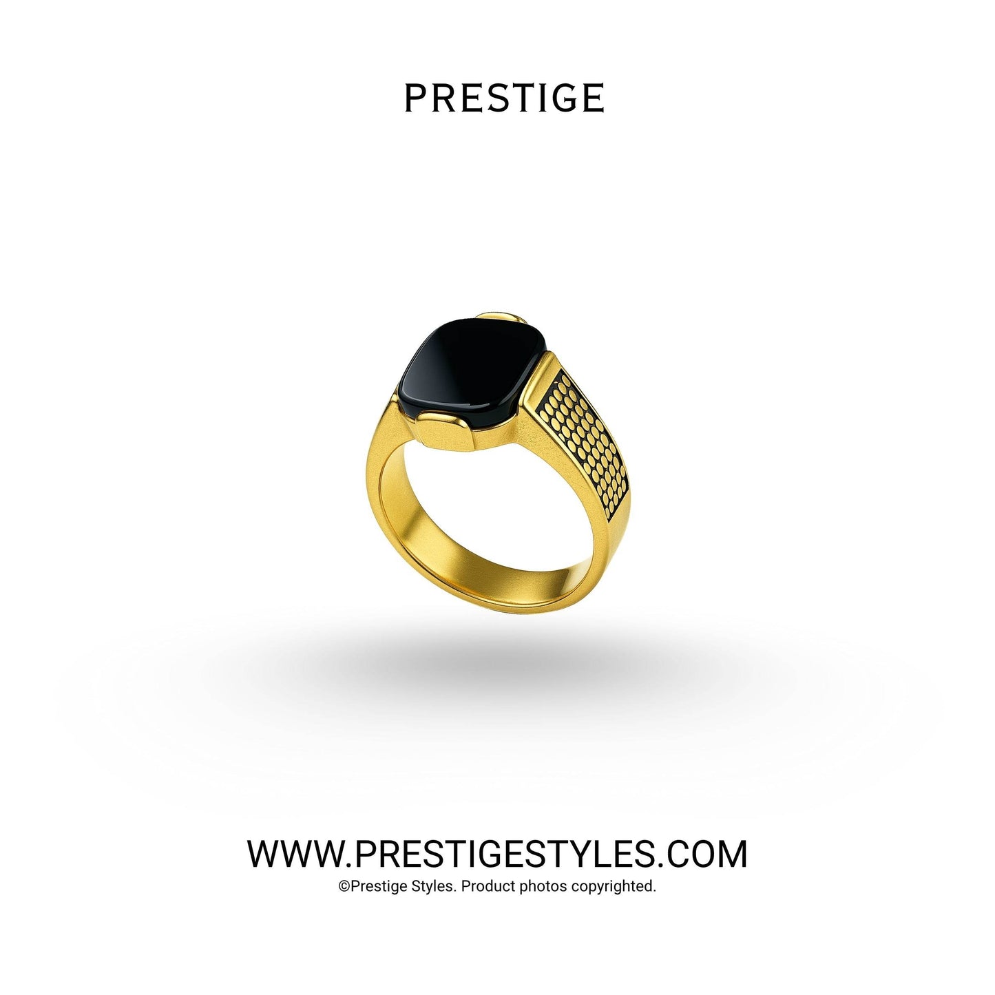 Classic Golden Eternity Ring - Prestige Styles