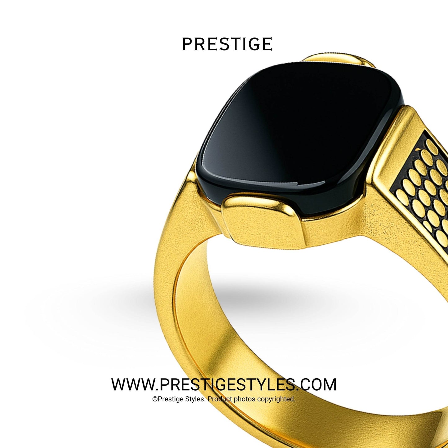 Classic Golden Eternity Ring - Prestige Styles