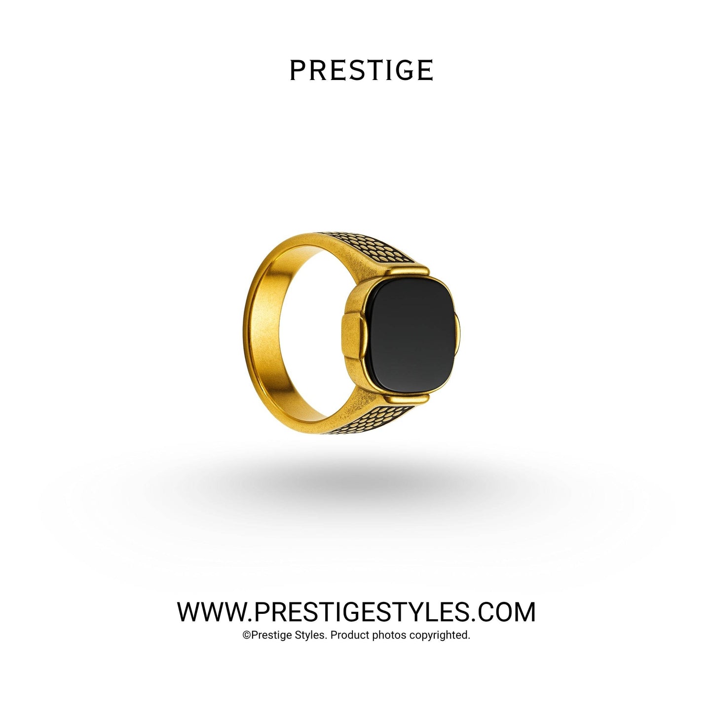Classic Golden Eternity Ring - Prestige Styles