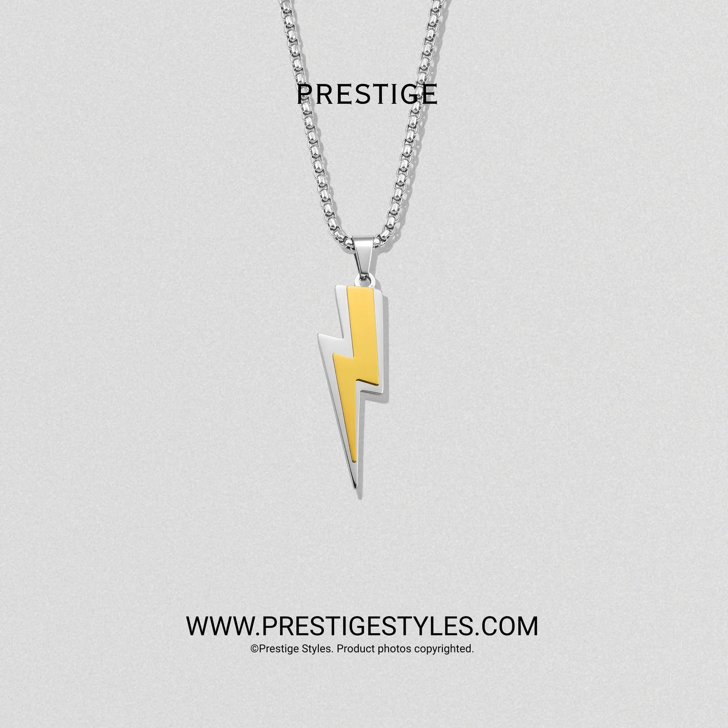 Thunderbolt Pendant with chain