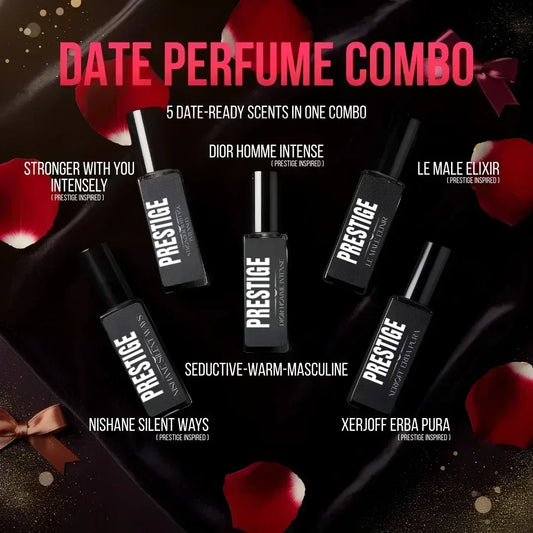 Prestige Inspired Date Night Perfume Combo – 5 Scents - Prestige Styles - -