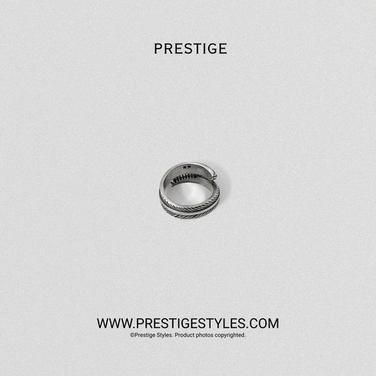 Falcon Wing mens ring close-up wing detail | fashion ring BD