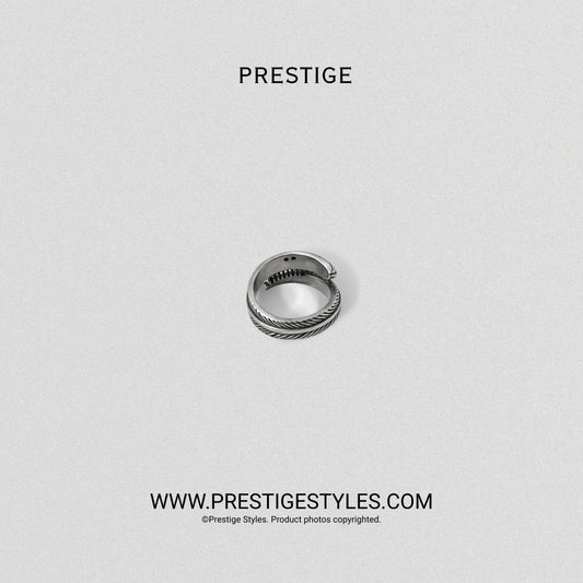 Falcon Wing mens ring close-up wing detail | fashion ring BD