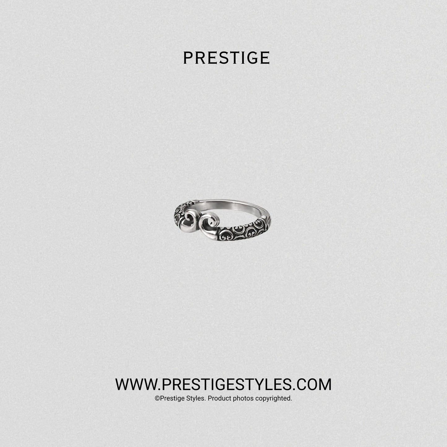 Oni Crest Ring for Men | Japanese Style Ring Bangladesh lifestyle shot | buy online Prestige Styles BD