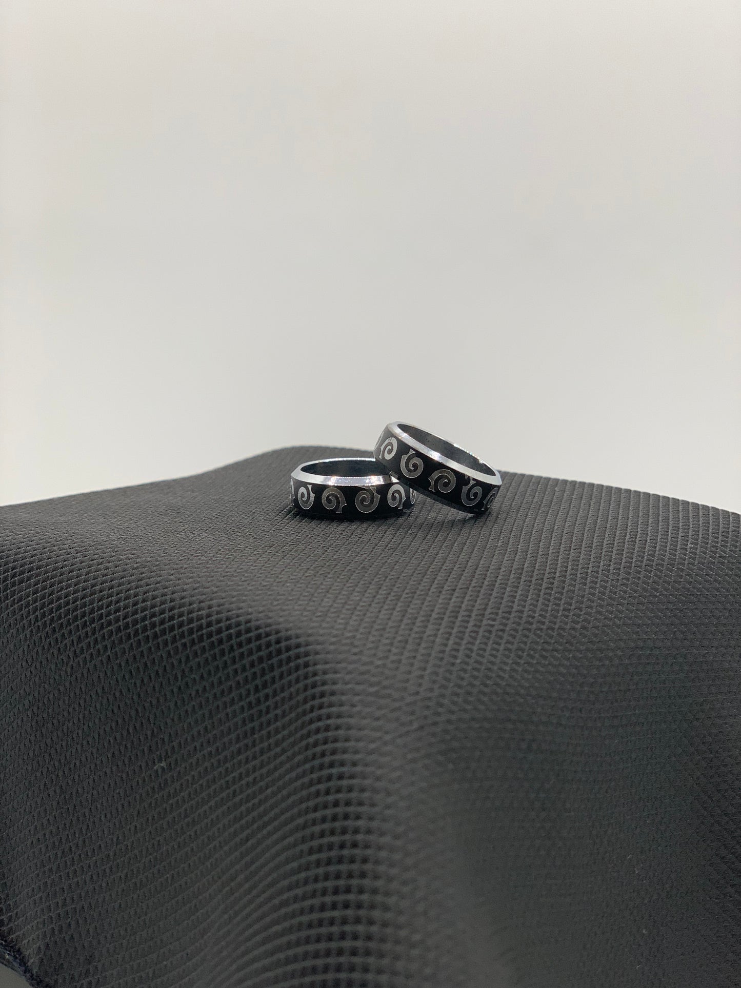 Silver Helix Stainless ring
