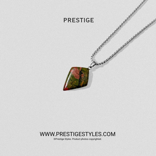 Crimson Crest Pendant with Chain - Prestige Styles - Bangladesh