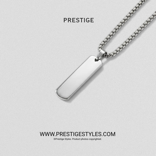 Eclipse Silver Pendant with chain - Prestige Styles - Bangladesh