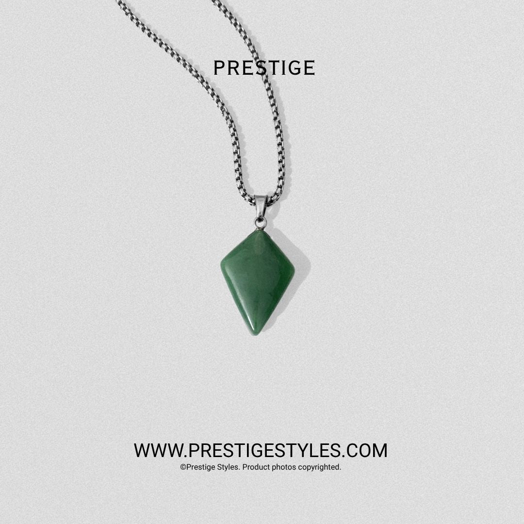 Emerald Crest Pendant with Chain - Prestige Styles - Bangladesh