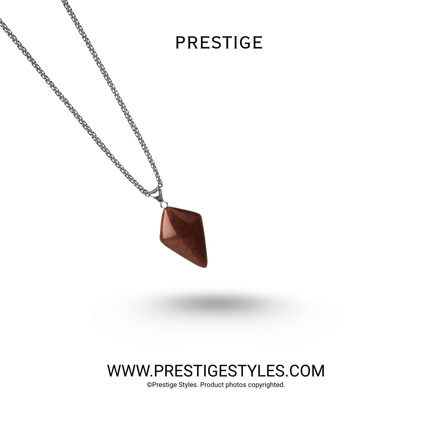 Men's molten pendant with chain, Prestige brand, made in Bangladesh