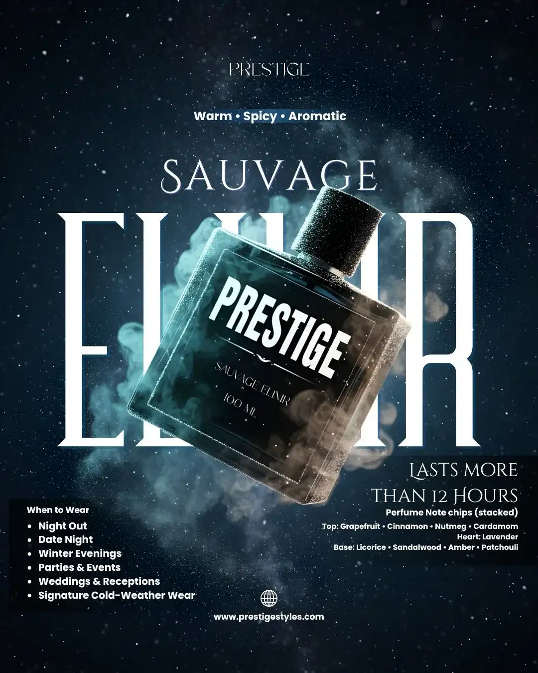 Sauvage Elixir (Prestige Inspired) - Prestige Styles - -