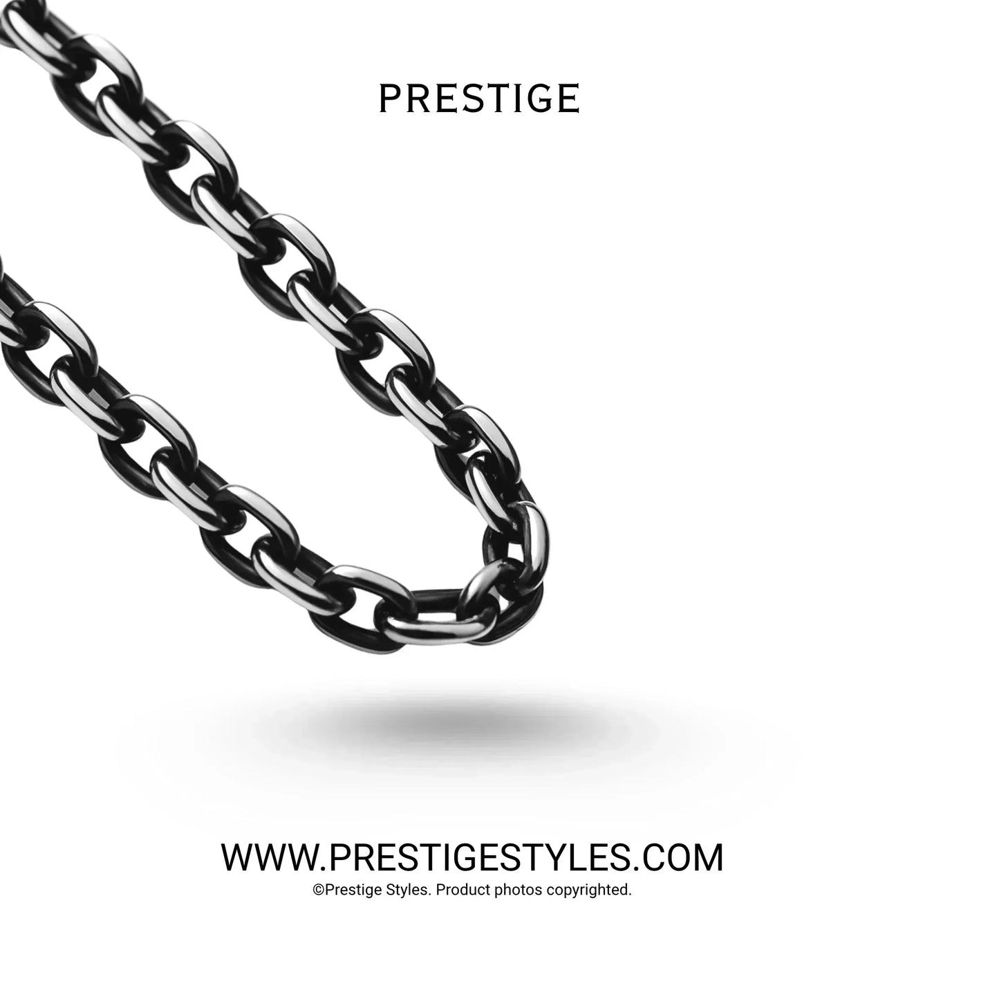 Steel Alloy Chain - Prestige Styles - - Pendant with Chain