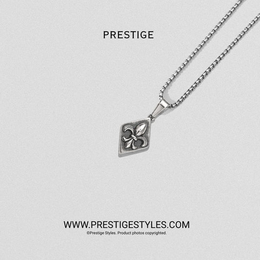 Stefani Silver Pendant With Chain - Prestige Styles - Bangladesh