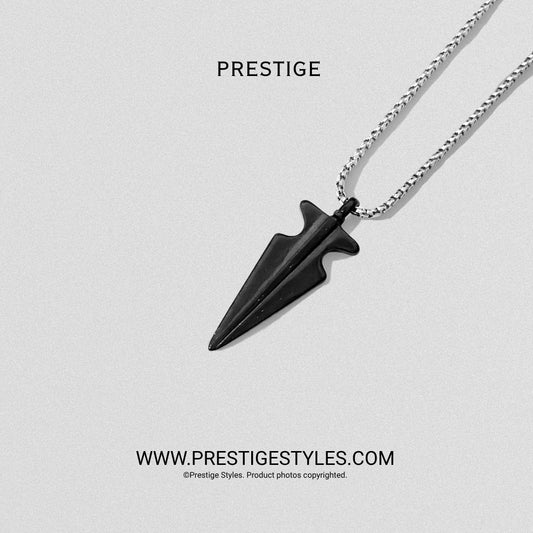 The Iron Arrow Pendant with Chain - Prestige Styles - Bangladesh