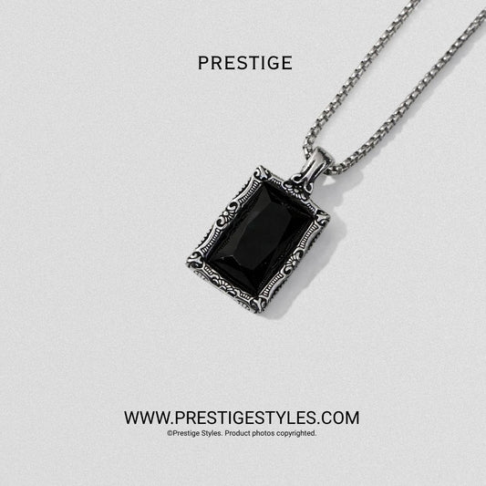 Vantablack Pendant with Chain - Prestige Styles - Bangladesh