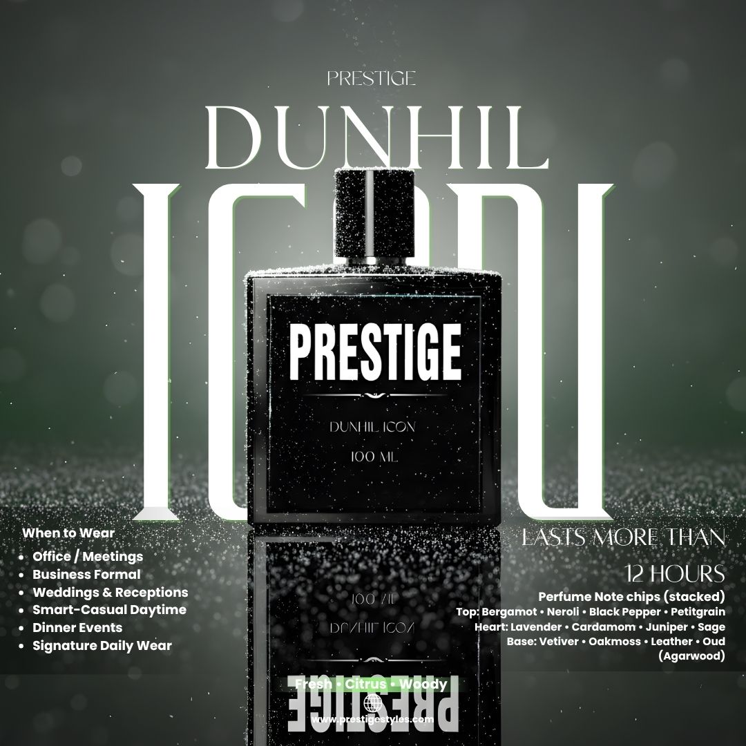 Dunhill Icon inspired perfume in Bangladesh, Aldric Icon by Prestige Styles