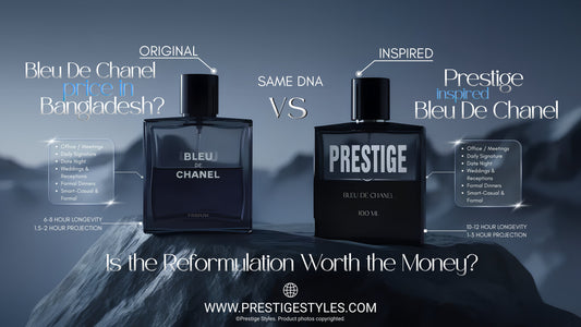 Prestige Inspired Bleu de Chanel 100ml perfume bottle - Bangladesh Edition Extrait de Parfum for men