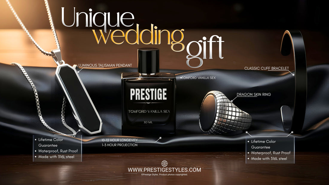 Unique Wedding Gifts for Groom: Alternatives to Cash Envelopes – Premium Bracelet, Perfume &amp; Ring Collections