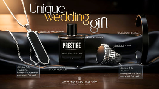 Unique Wedding Gifts for Groom: Alternatives to Cash Envelopes – Premium Bracelet, Perfume &amp; Ring Collections