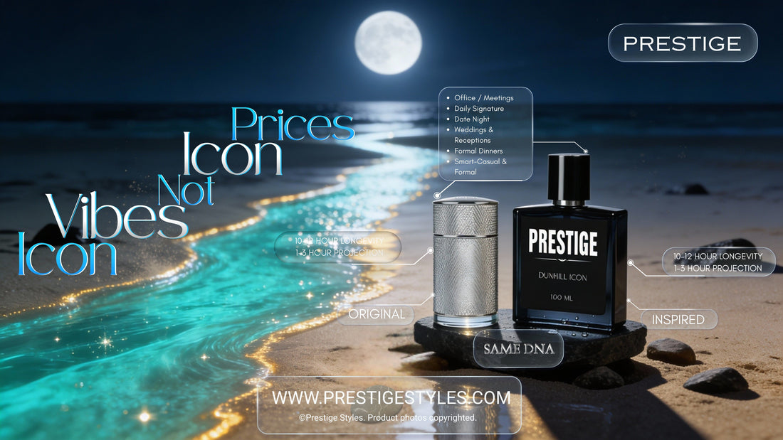 Dunhill Icon price in BD: Why 90s classic remains popular 2026. Genuine 22,000৳ vs inspired 2,800৳. Timeless professional sophistication. Prestige Styles!