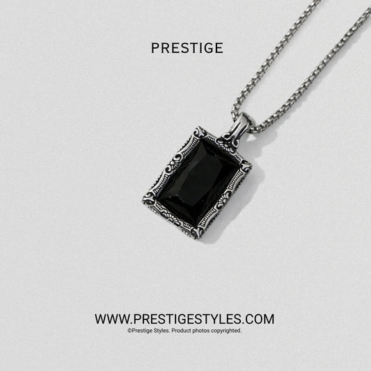 Vantablack Pendant with Chain