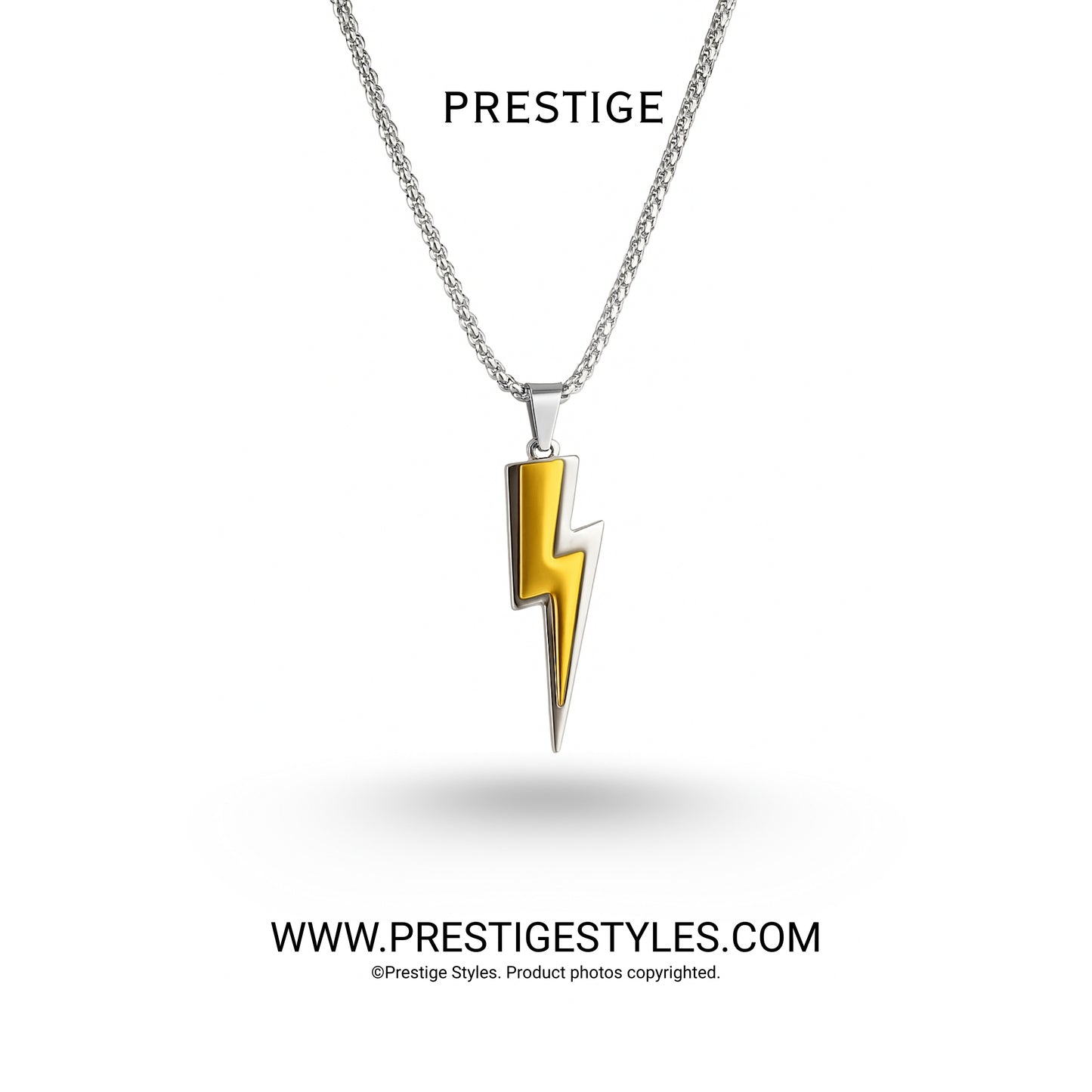 Thunderbolt Pendant with chain