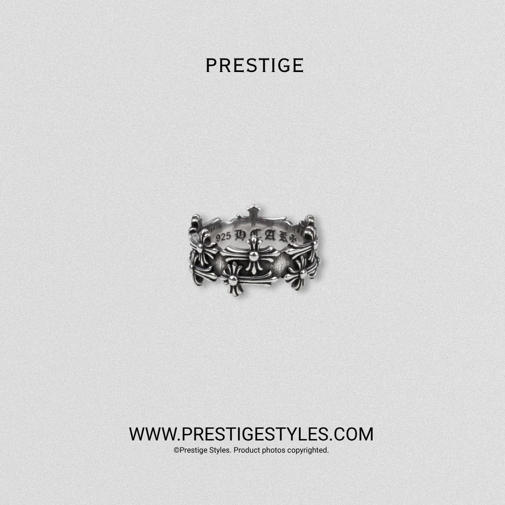 Vandal Cross Band Ring