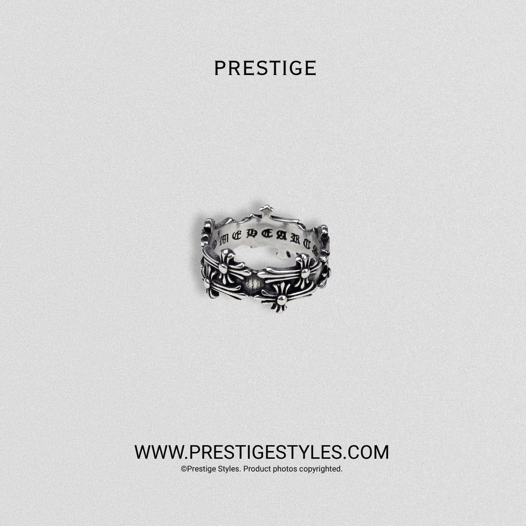 Vandal Cross Band Ring