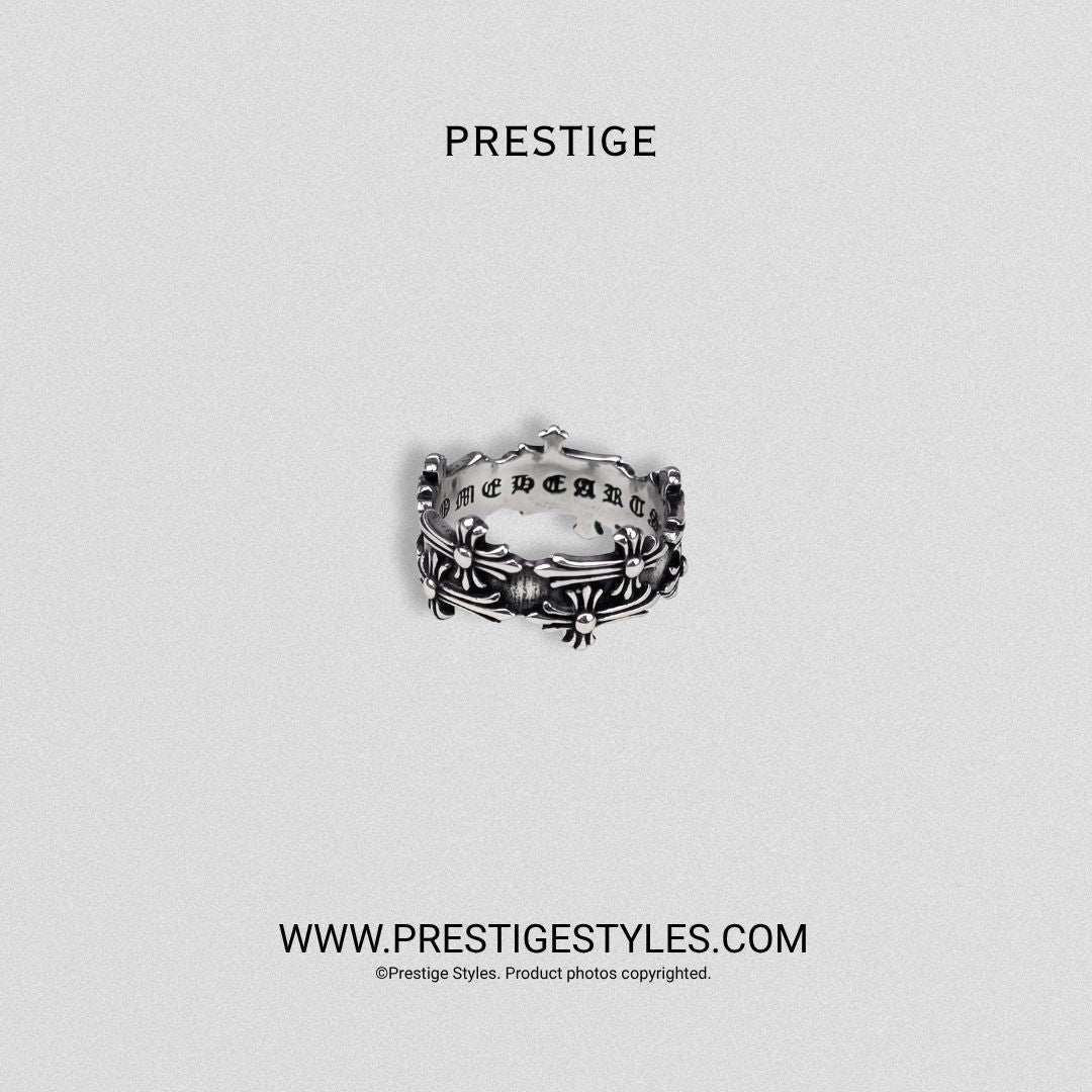 Vandal Cross Band Ring