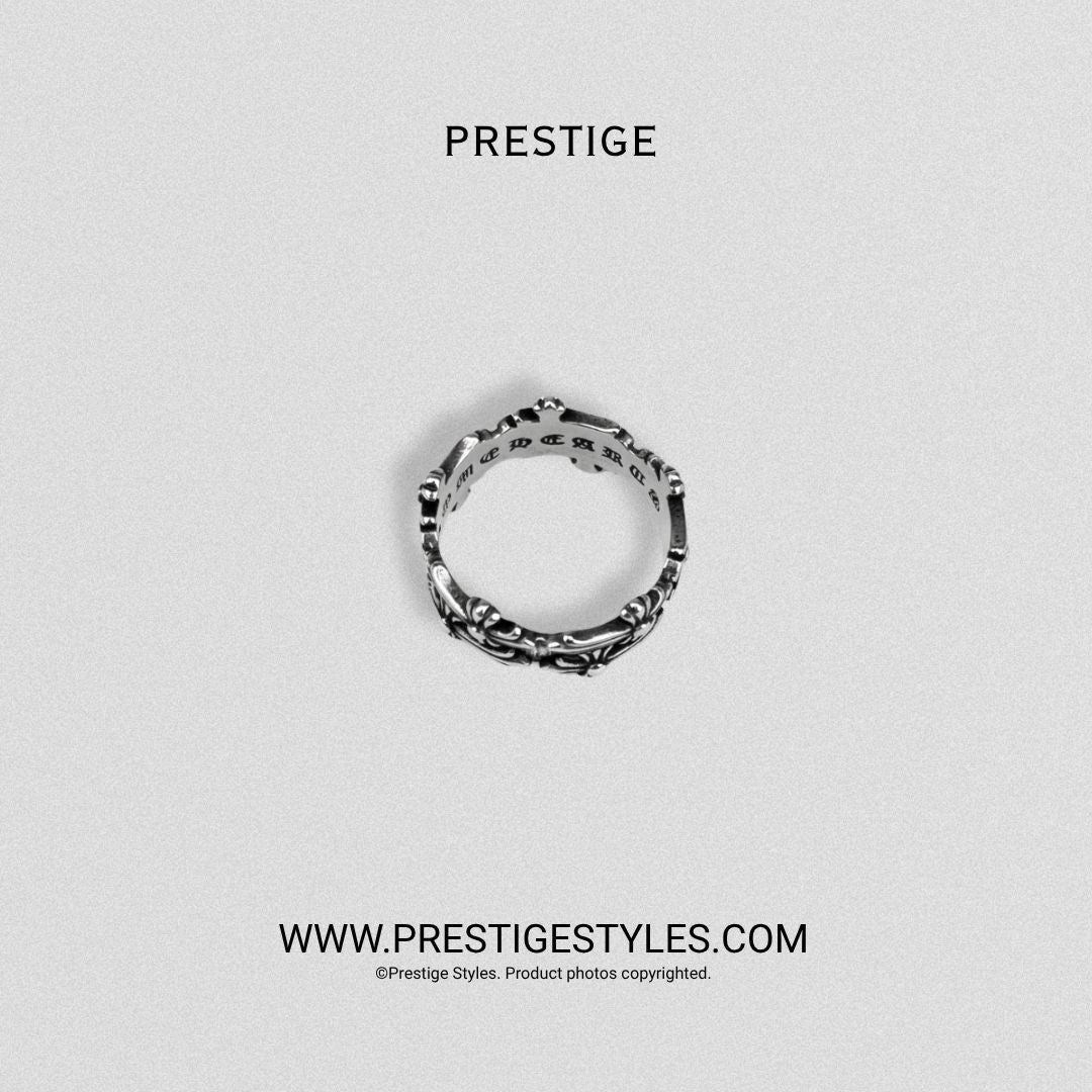 Vandal Cross Band Ring