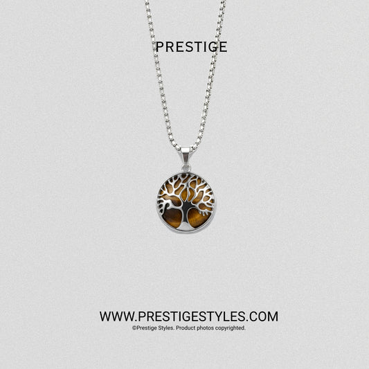 Soul Crest Brown Pendant with Chain