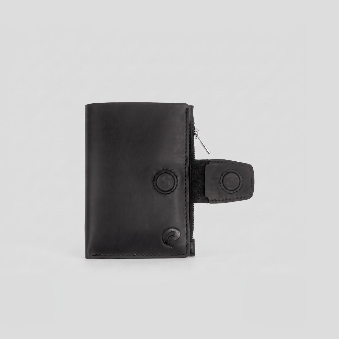 The Citadel Bifold Wallet | Full Grain Leather | Detachable Slim Wallet
