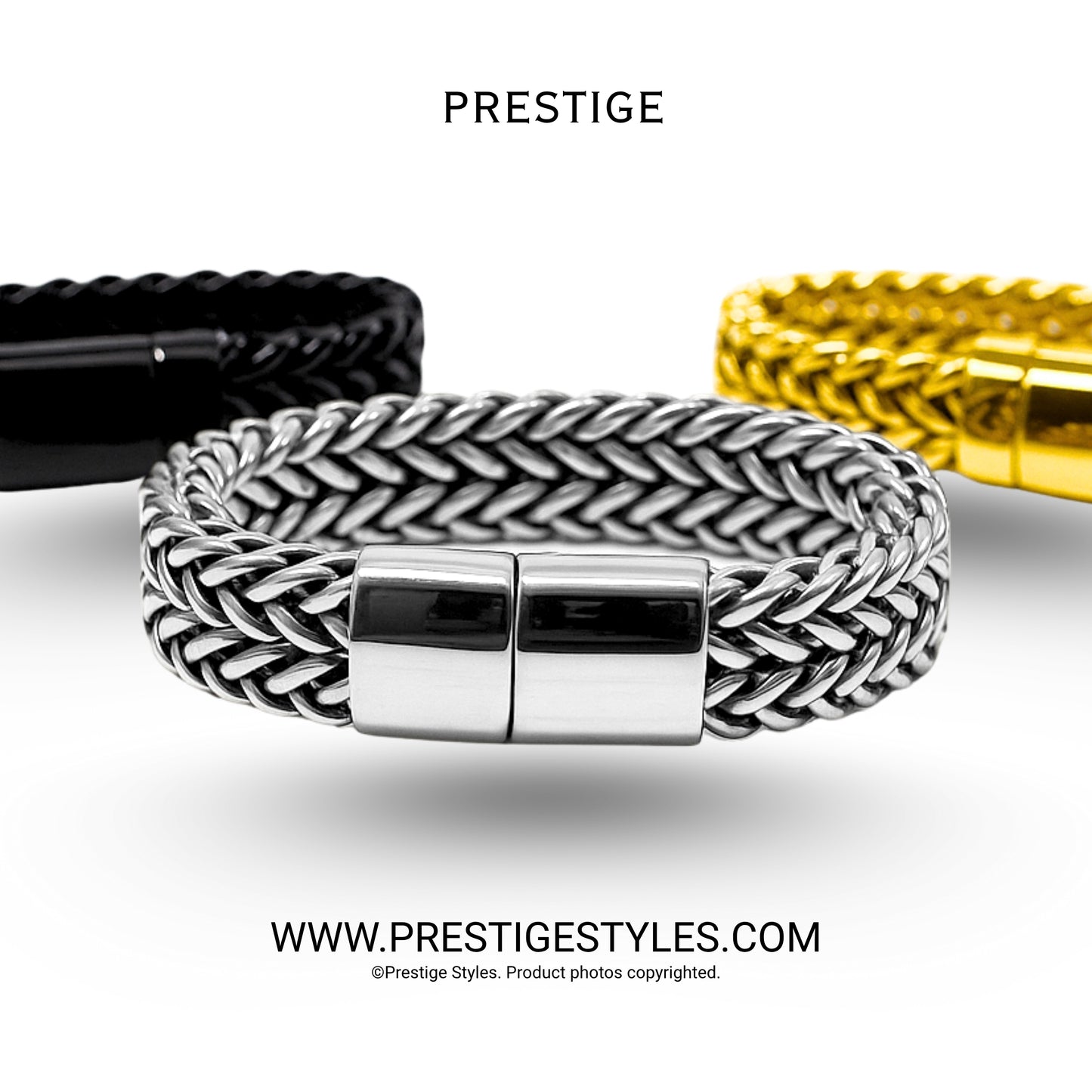 Retro Link Titanium Bracelet