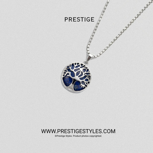 Soul Crest Royal Blue Pendant with Chain