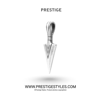 Arrowhead Silver Pendent with Chain - Prestige Styles