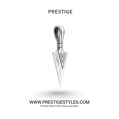 Arrowhead Silver Pendent with Chain - Prestige Styles