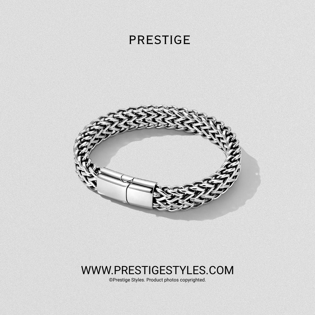 Retro Link Titanium Bracelet