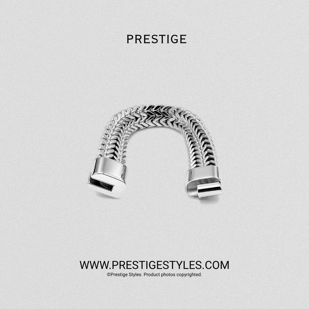 Retro Link Titanium Bracelet