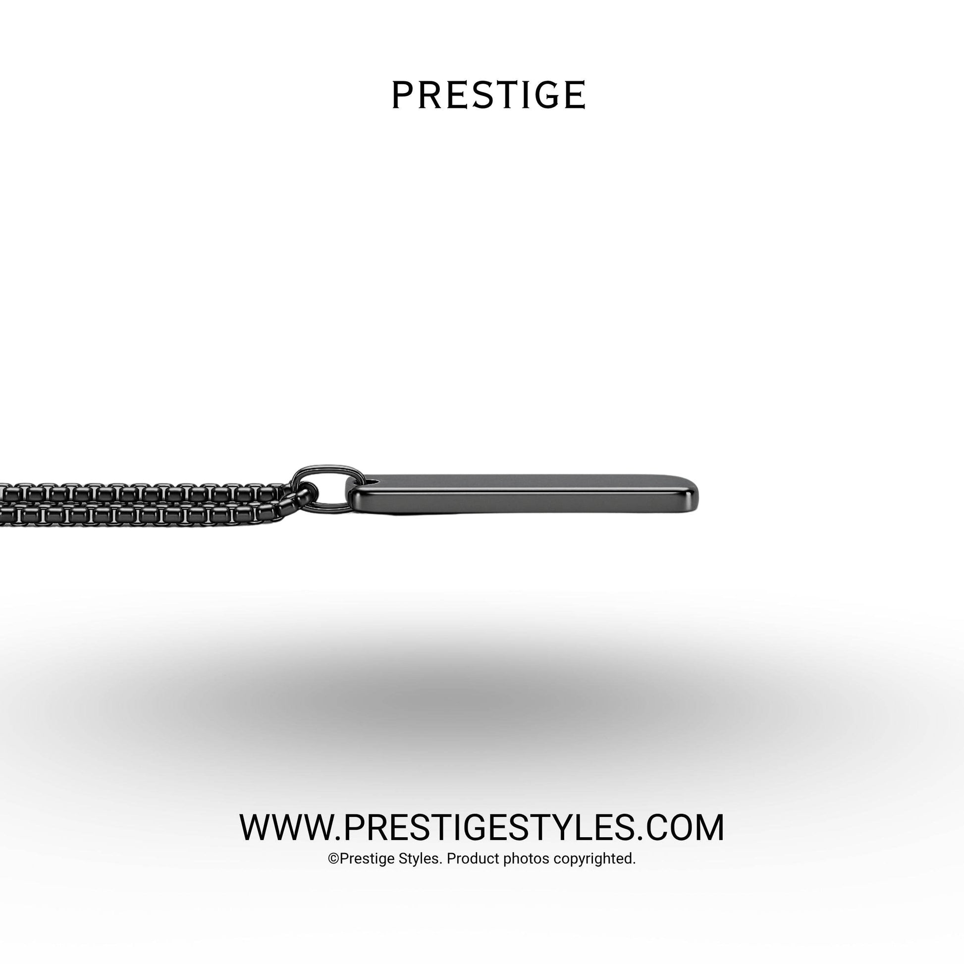 Eclipse Edge Pendant with Chain - Prestige Styles