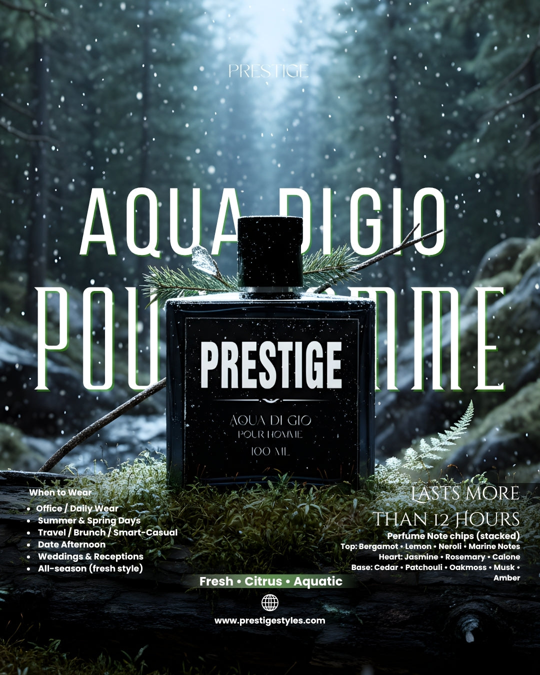 Acqua di Giò Pour Homme (Prestige Inspired)
