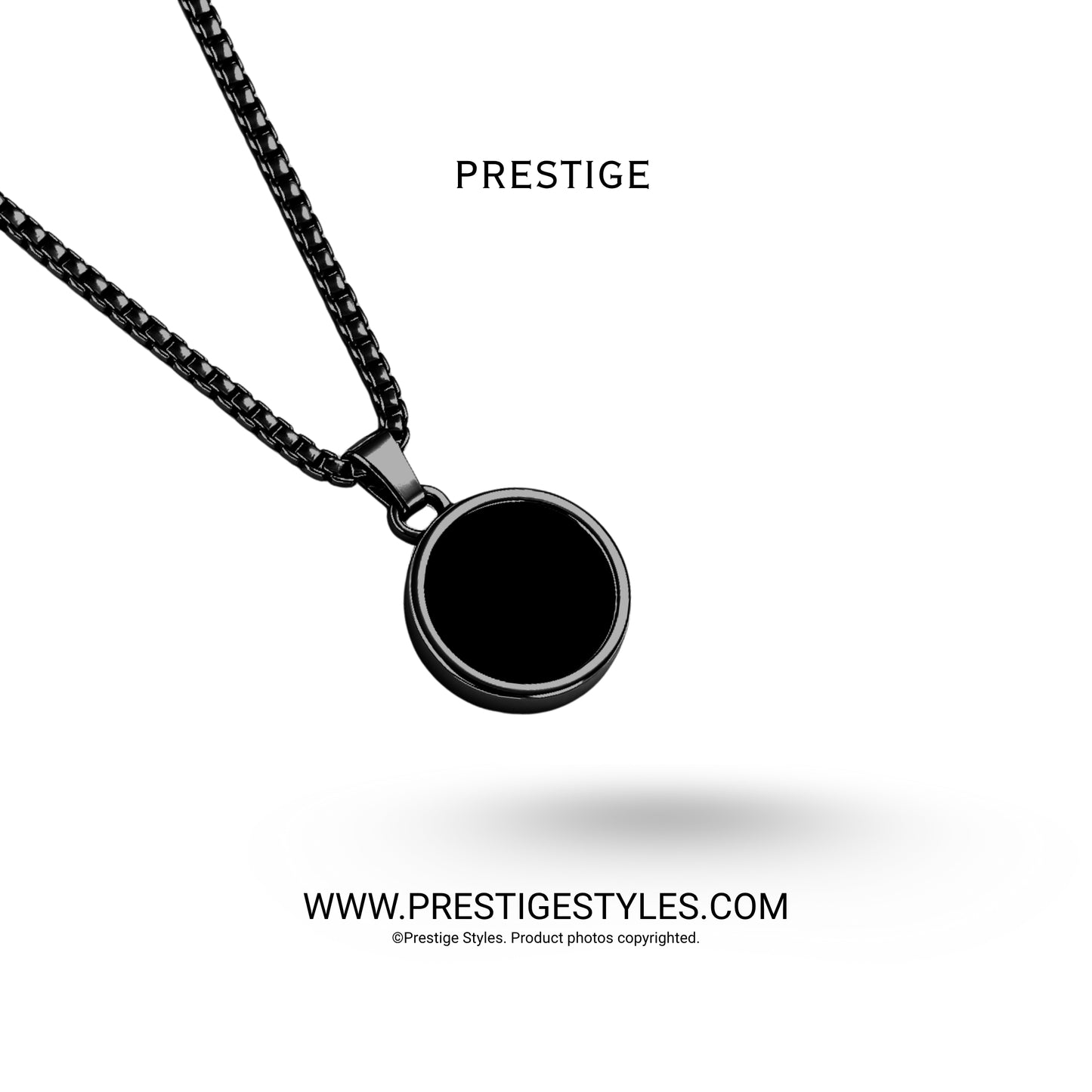 Infinite Loop Silver Pendant with Chain