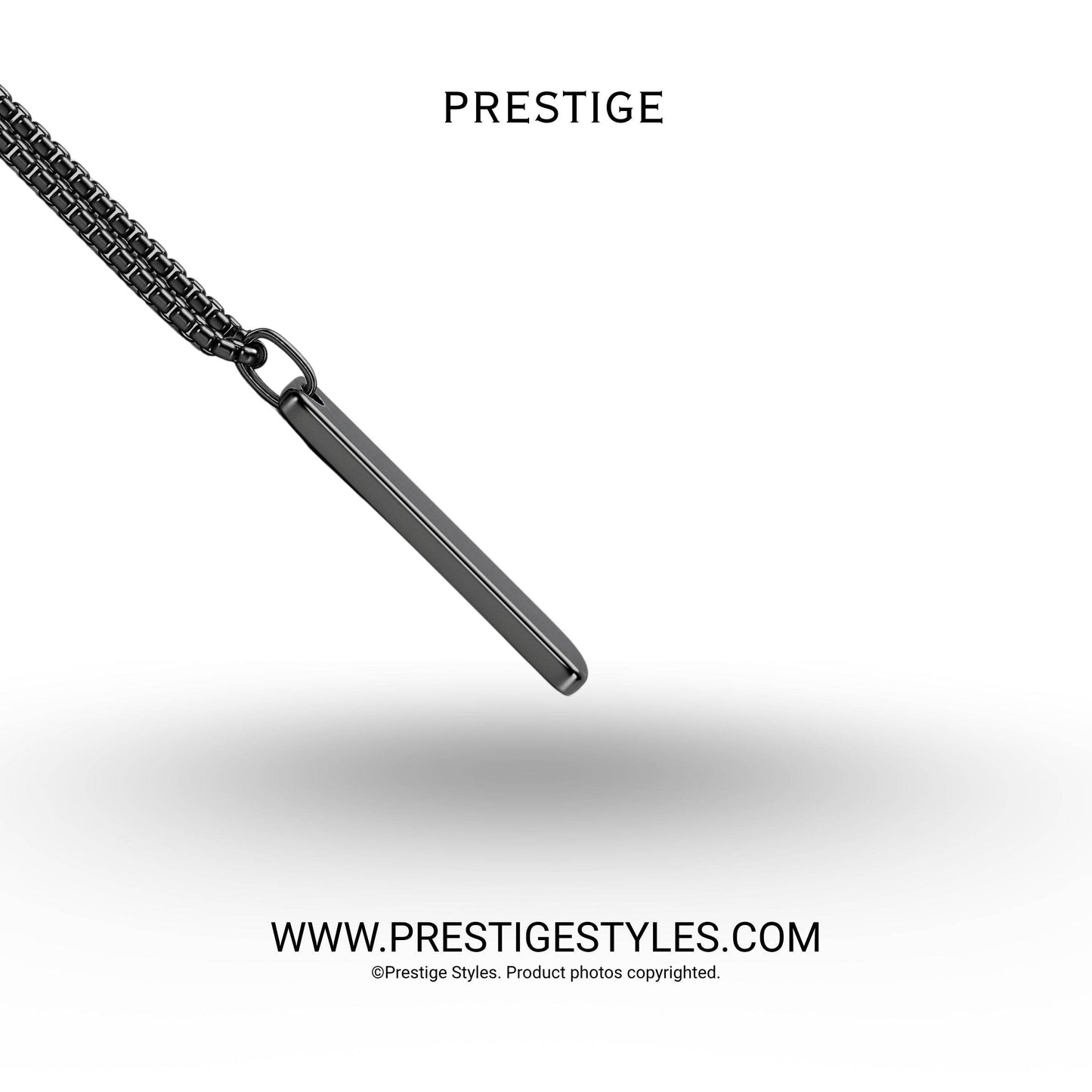 Eclipse Edge Pendant with Chain - Prestige Styles