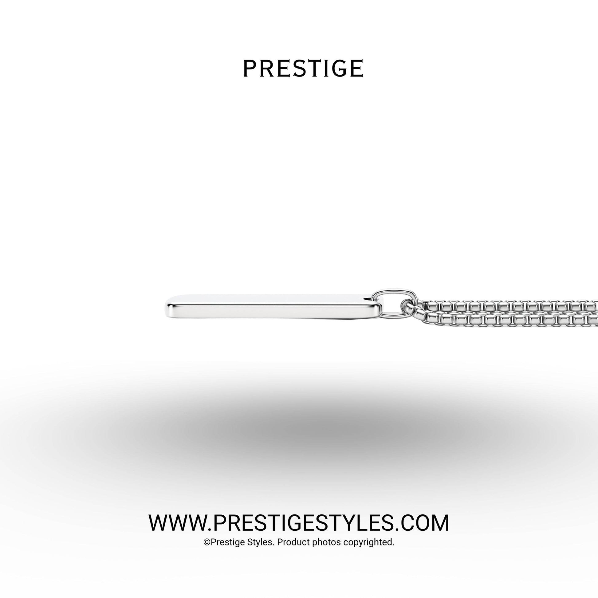 Eclipse Silver Pendant with chain - Prestige Styles