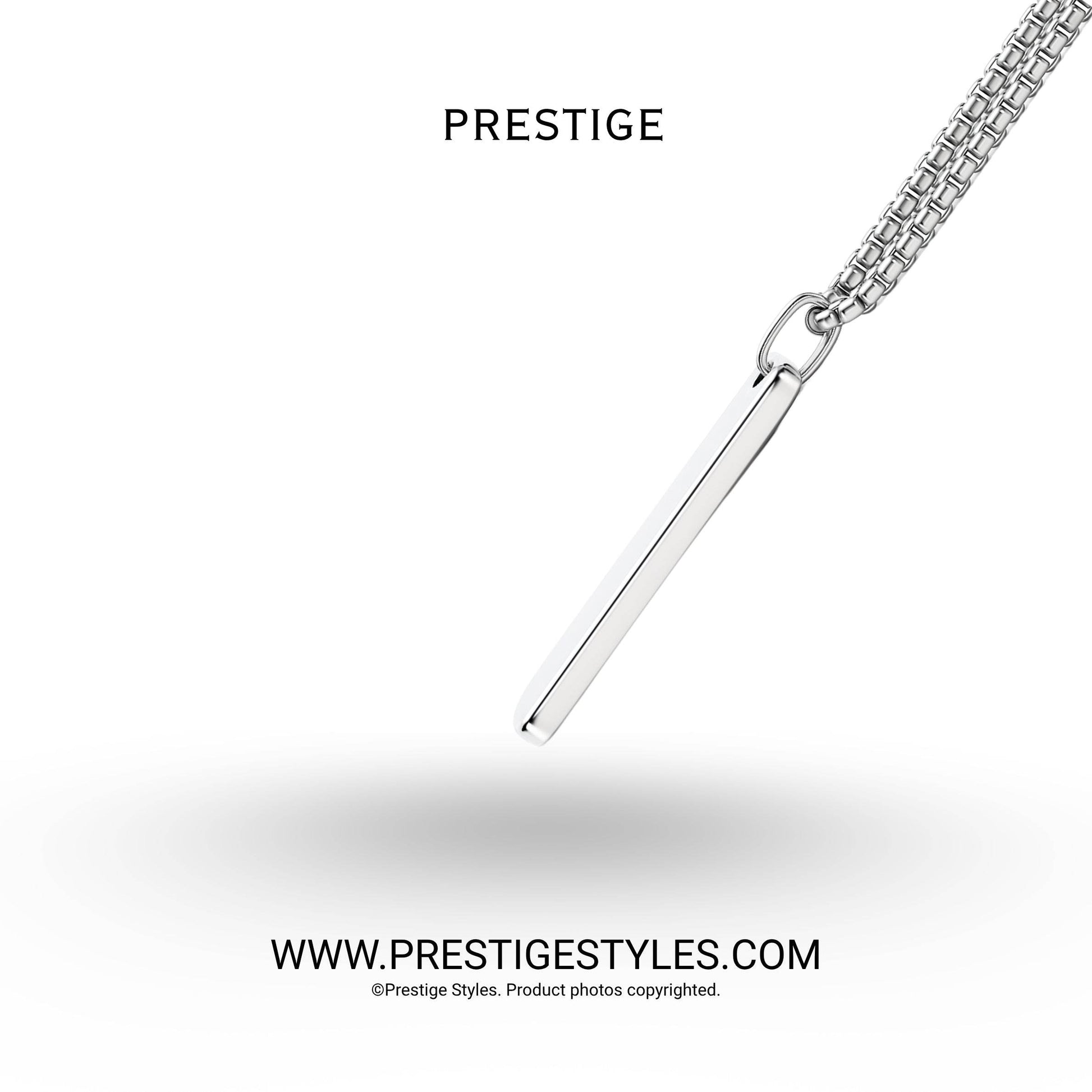 Eclipse Silver Pendant with chain - Prestige Styles