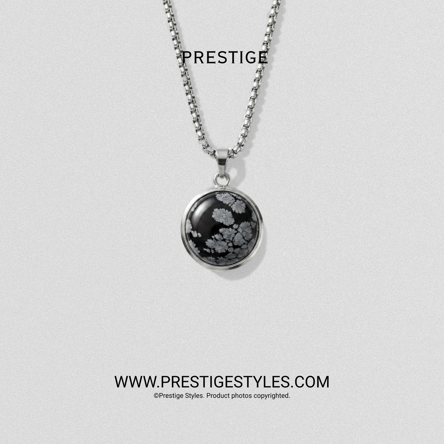 Frostfall Pendant With Chain