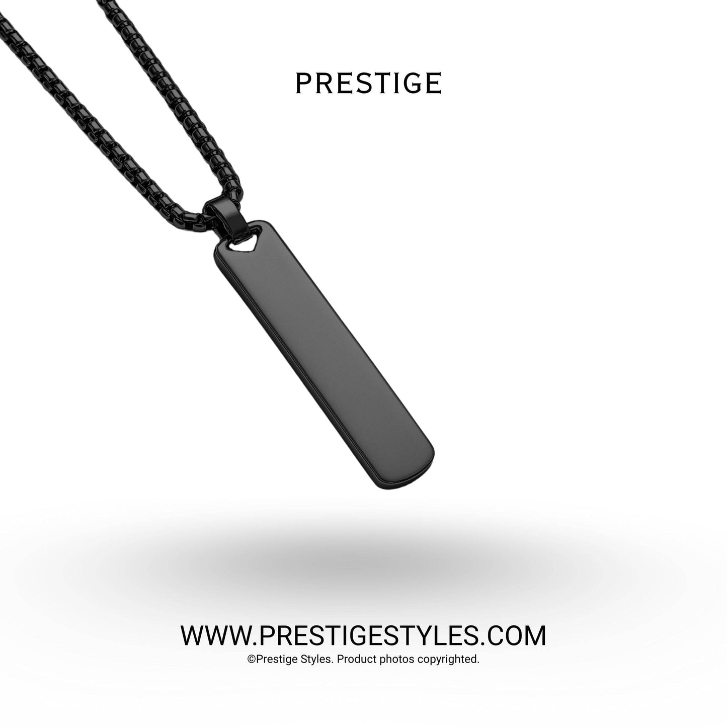 Eclipse Edge Pendant with Chain - Prestige Styles